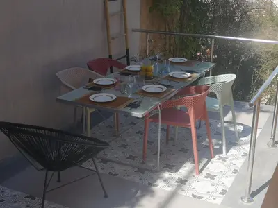Un balcón o terraza de Torre con vistas