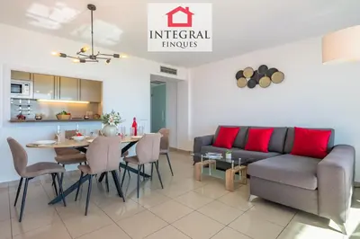 Zona de estar de Palamós BeachFront Apartment