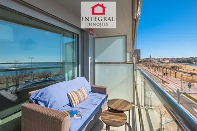Un balcón o terraza de Palamós BeachFront Apartment