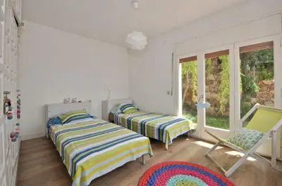 Cama o camas de una habitación en Villa Valentina