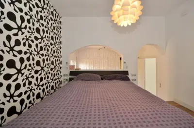 Cama o camas de una habitación en Villa Valentina