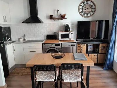 Una cocina o zona de cocina en Apartamento Centre Blanes