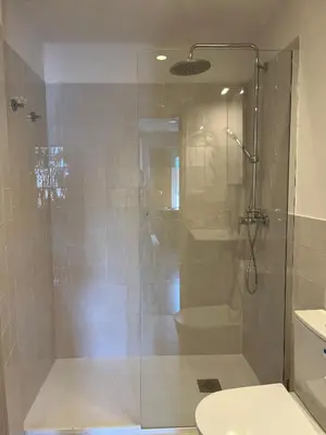 Un baño de Mediterranean apartment in Lloret de Mar next to the Sea