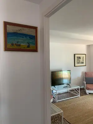 Zona de estar de Mediterranean apartment in Lloret de Mar next to the Sea