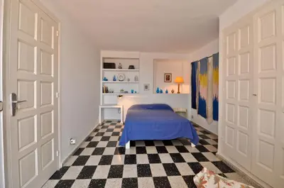Cama o camas de una habitación en Villa Cala Trons