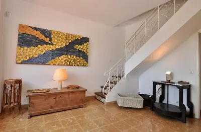 Zona de estar de Villa Cala Trons