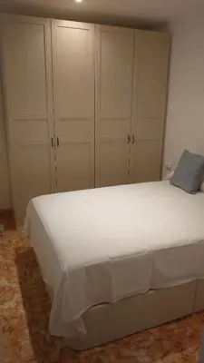 Cama o camas de una habitación en Apartamento centro de Blanes a 20m de la playa