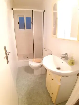 Un baño de Apartamento centro de Blanes a 20m de la playa