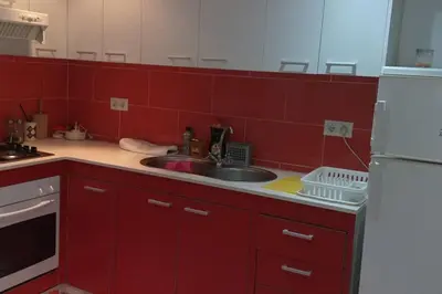 Una cocina o zona de cocina en Apartamento vacaciones