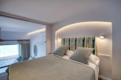 Cama o camas de una habitación en Casa Tomas