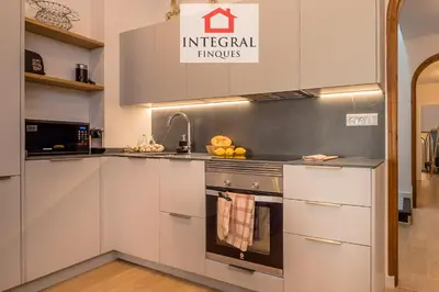 Una cocina o zona de cocina en Apartaments Ca la Somiada