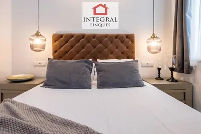 Cama o camas de una habitación en Apartaments Ca la Somiada