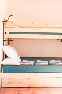 Cama o camas de una habitación en La Pallissa Pals