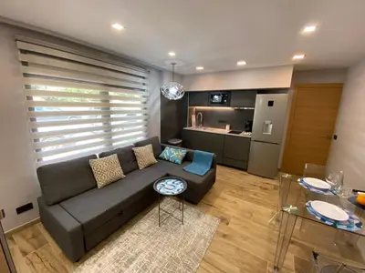 Una cocina o zona de cocina en Tomas apartamentos Sagaro