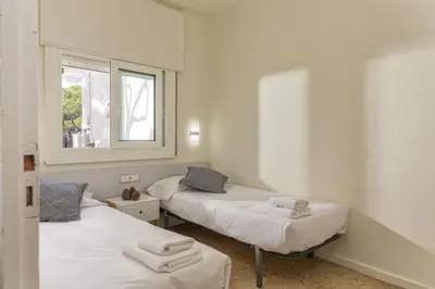 Cama o camas de una habitación en Flateli PDA Vista Mar