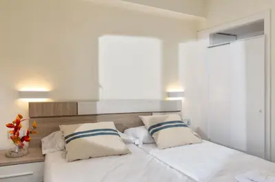 Cama o camas de una habitación en Flateli PDA Vista Mar