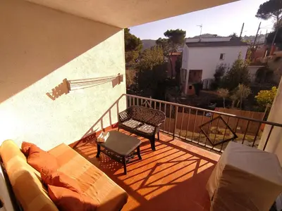 Un balcón o terraza de Apartamento Can Jaramills 1