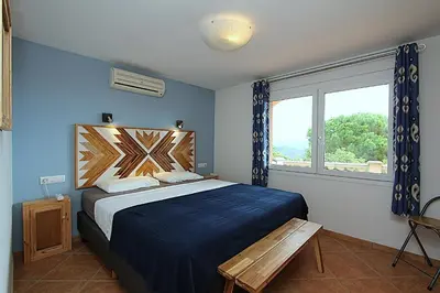 Cama o camas de una habitación en Villa Alta Vista