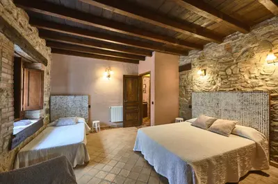 Cama o camas de una habitación en Villa - Can Salarichs