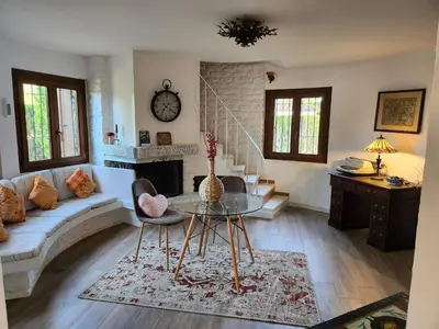 Zona de estar de Holiday Home Hercaris-2 by Interhome