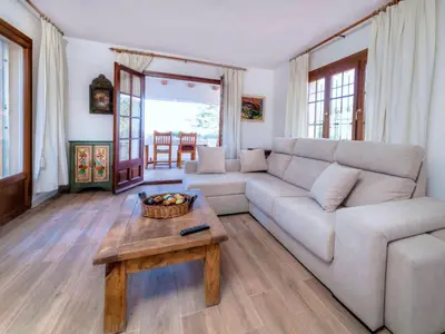 Zona de estar de Holiday Home Hercaris-2 by Interhome