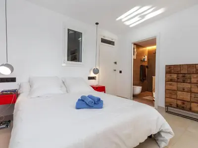 Cama o camas de una habitación en Apartment Cosy by Interhome