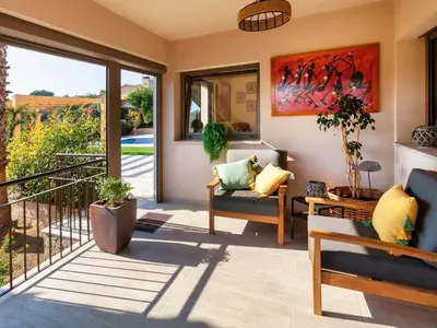 Zona de estar de Holiday Home Emporion by Interhome