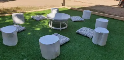 Jardín al aire libre en Apartamento con jardín a 11 metros de la playa. B3.