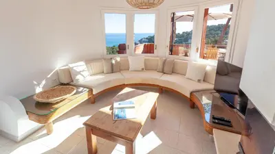 Zona de estar de Villa Coral
