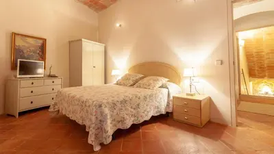 Cama o camas de una habitación en MAS CAMPS