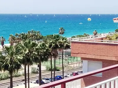 Vista general del mar o vista desde el apartamento