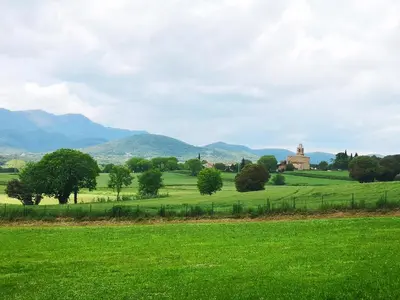 Paisaje cerca of this country house