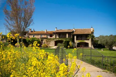 Jardín al aire libre en Mas Vermell