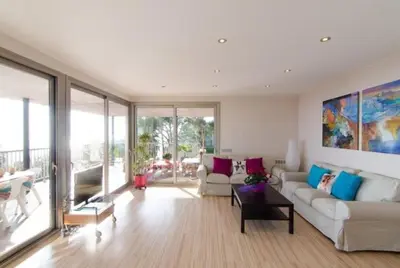 Zona de estar de Villa Breeze