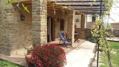 Jardín al aire libre en Casa Rural Can Ginesta