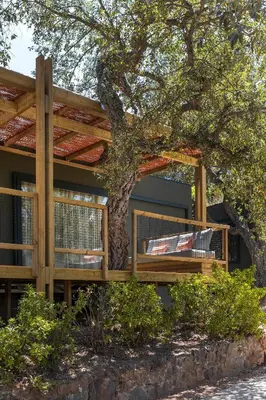 Edificio en el que se encuentra el camping