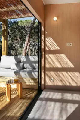 Zona de estar de wecamp Santa Cristina