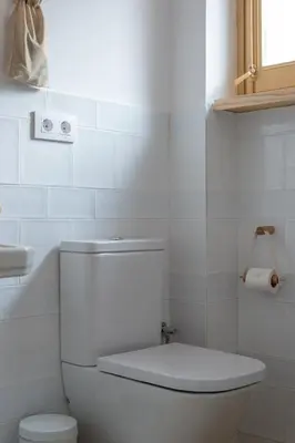 Un baño de Hostal Sa Teula