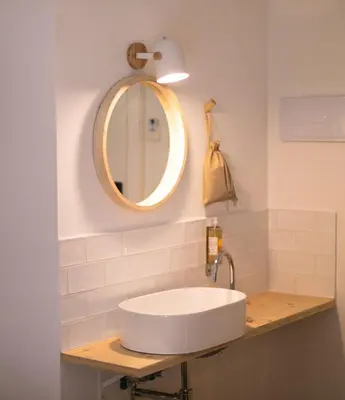 Un baño de Hostal Sa Teula