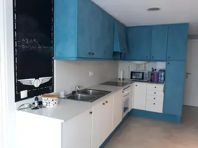 Una cocina o zona de cocina en Apartamento en la costa brava
