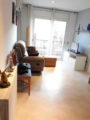 Zona de estar de Apartamento en la costa brava