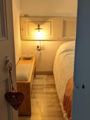 Cama o camas de una habitación en Apart luminoso, céntrico y a 2 min de la playa