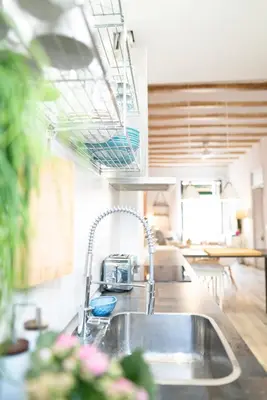 Una cocina o zona de cocina en Apart luminoso, céntrico y a 2 min de la playa