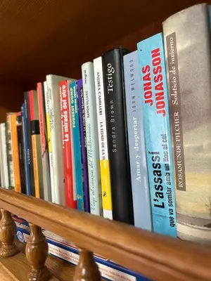 Biblioteca en el apartamento