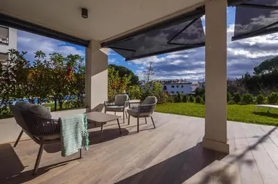 Jardín al aire libre en X-3 CALELLA DE PALAFRUGELL 6 PaX