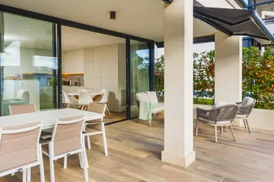 Un patio o zona al aire libre en X-3 CALELLA DE PALAFRUGELL 6 PaX
