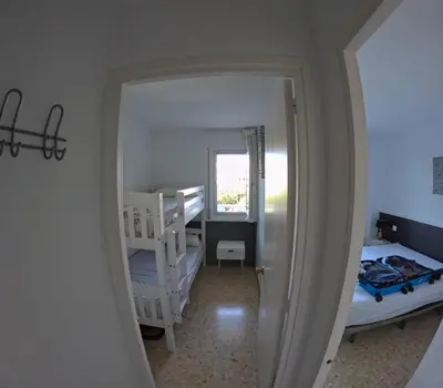 Cama o camas de una habitación en Costa Brava Bella Fenals
