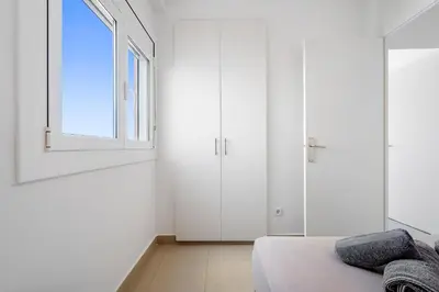 Cama o camas de una habitación en Hauzify I Apartament Cannes
