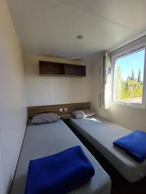 Cama o camas de una habitación en Camping Tucan - Mobile Homes by Lifestyle Holidays