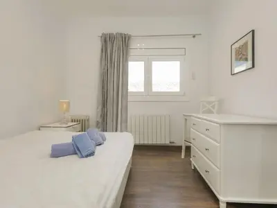Cama o camas de una habitación en Apartment Seaview Salions by Interhome